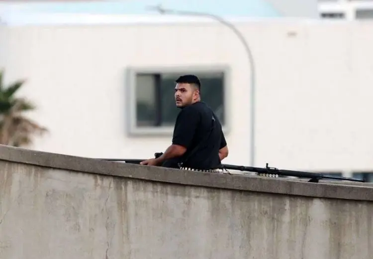 تصویر یکی از مهاجمان به مراسم یهودی‌ها در استرالیا