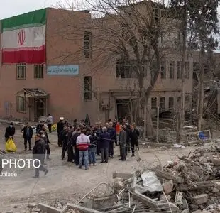 خسارت حمله هوایی به دانشگاه علم و صنعت / عکس