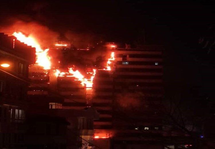  جزییات آتش‌سوزی در بیمارستان گاندی تهران/ اعمال محدودیت‌های ترافیکی در اطراف بیمارستان