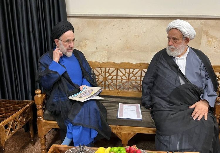 پاسخ انصاریان به توهین‌ها پس از دیدار با سید محمد خاتمی