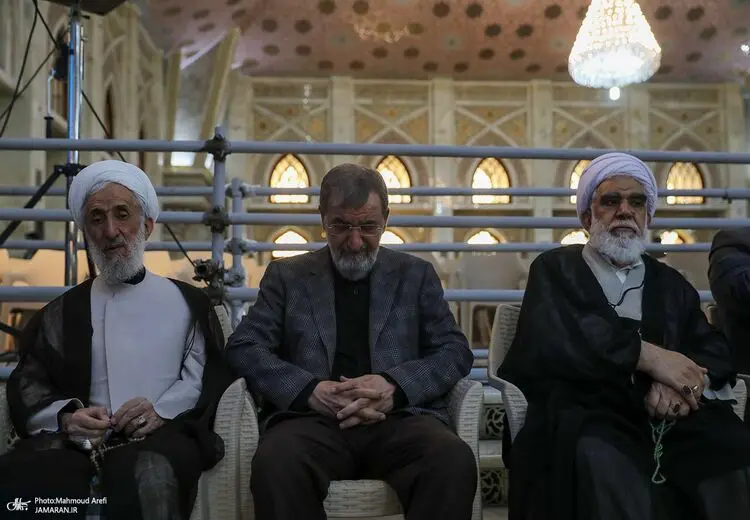چهره ناراحت محسن رضایی در کنار کاظم صدیقی