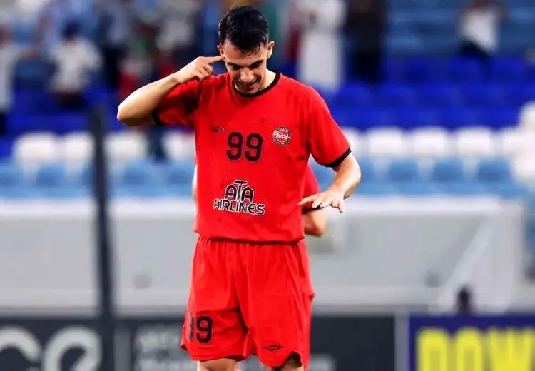 امیرحسین حسین زاده بهترین بازیکن دیدار تراکتور - الدحیل