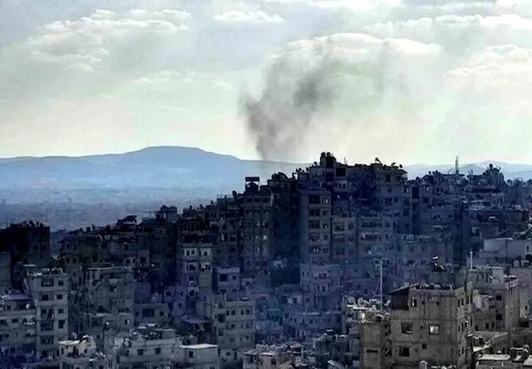  وقوع چند انفجار پیاپی در شهر دمشق