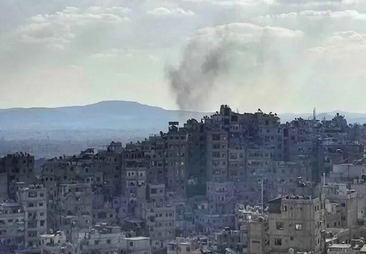  وقوع چند انفجار پیاپی در شهر دمشق