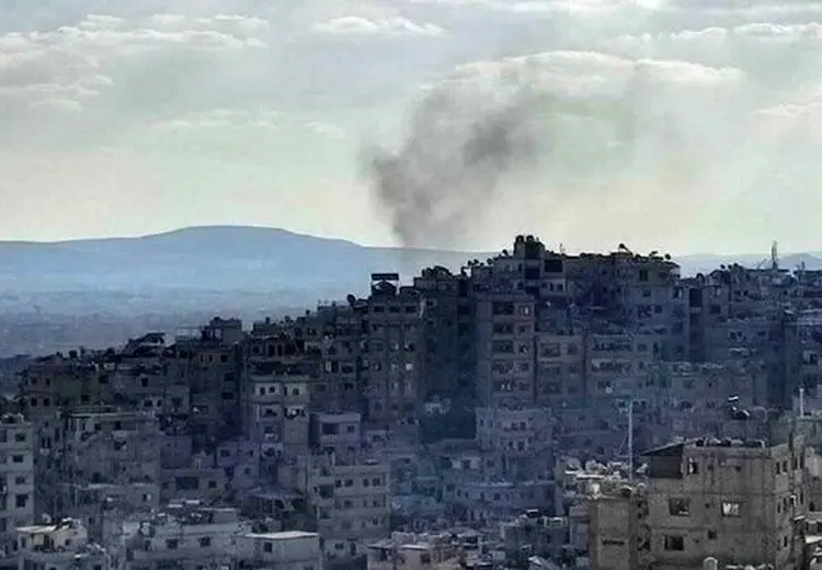  وقوع چند انفجار پیاپی در شهر دمشق