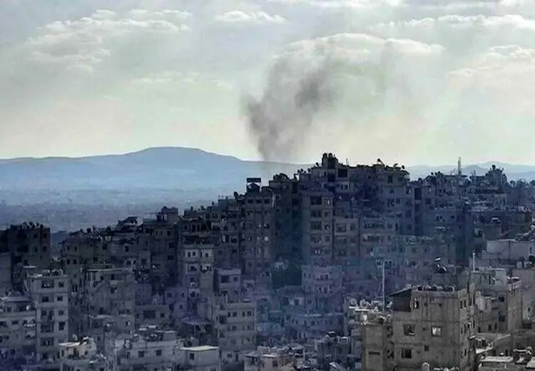  وقوع چند انفجار پیاپی در شهر دمشق