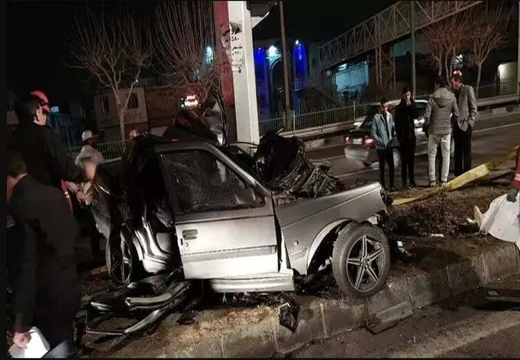 تصادف مرگبار در مشهد/ زنی که دستش قطع شد، ُمرد