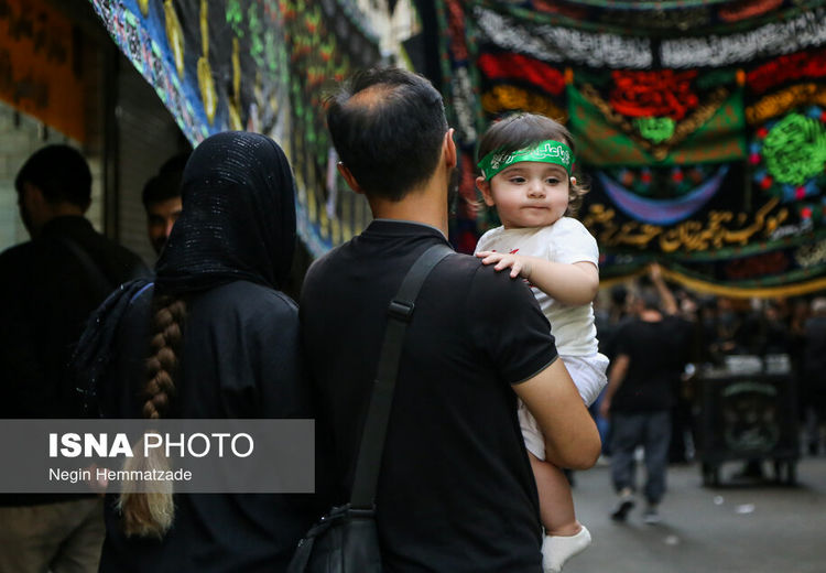 عزاداری در بازار تهران