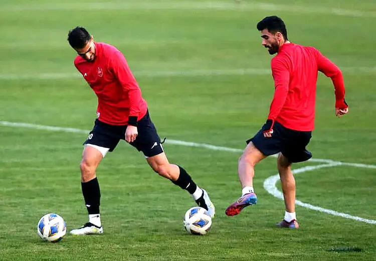 تمرین شاداب پرسپولیسی ها پیش از آغاز اردو