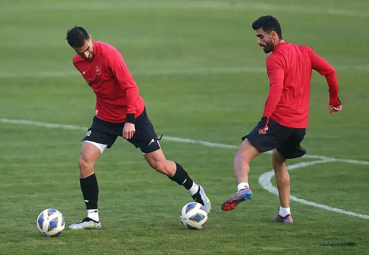 تمرین شاداب پرسپولیسی ها پیش از آغاز اردو