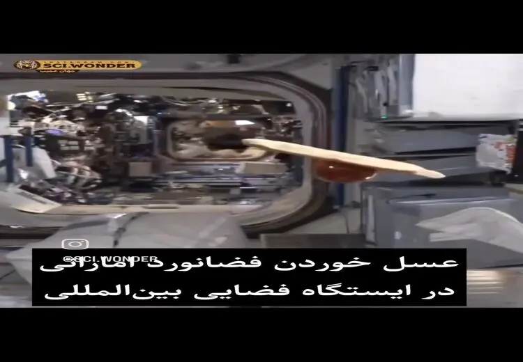 عسل خوردن فضانوردان!