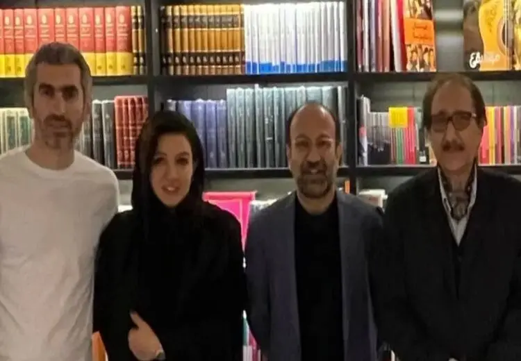 اصغر فرهادی در کتابفروشی مجتبی جباری