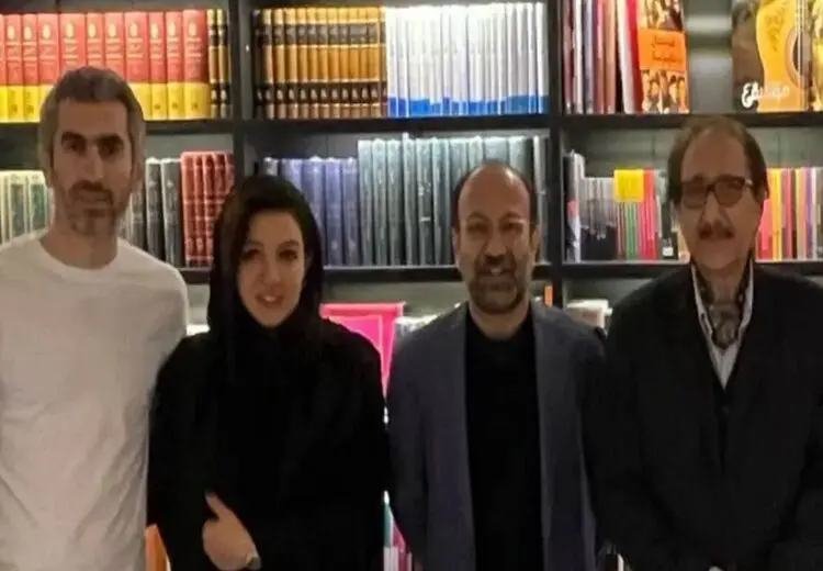 اصغر فرهادی در کتابفروشی مجتبی جباری