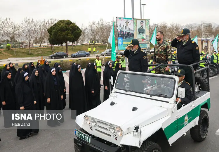 زنان پلیس در رزمایش نوروزی