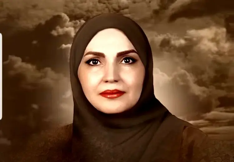 گریه علیرضا قربانی در مراسم خاکسپاری همسرش