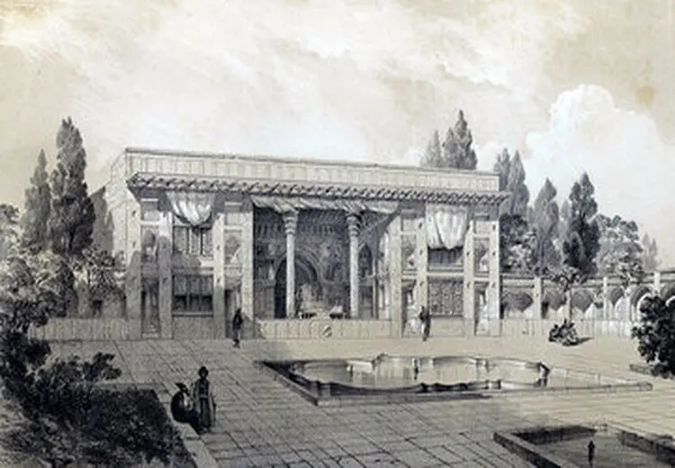 کاخ گلستان ۷۷ سال قبل