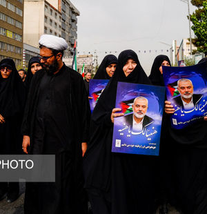 مراسم تشییع پیکر شهید اسماعیل هنیه در تهران 