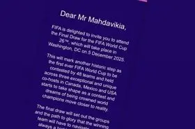 مهدی مهدوی‌کیا برای قرعه کشی جام جهانی به آمریکا می‌رود