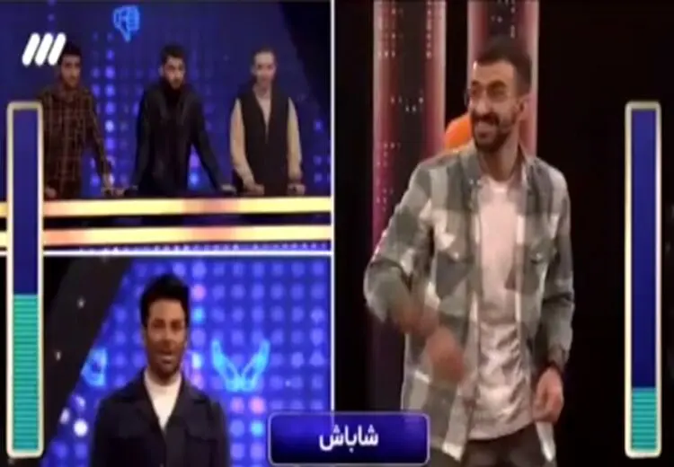 واکنش محمدرضا گلزار به رقص یک شرکت‌کننده وسط برنامه تلویزیونی!
