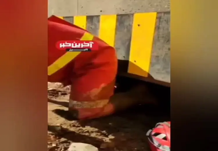 فیلمی عجیب از جاده چالوس پس از سیل/ تونل‌هایی که کاملا زیر گل‌ولای رفته‌اند!