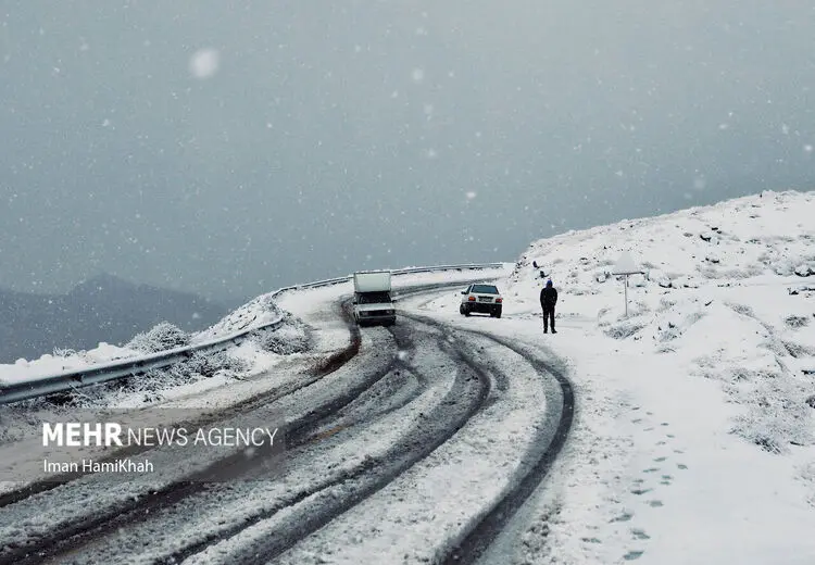 هشدار نارنجی بارش برف و باران برای ۶ استان