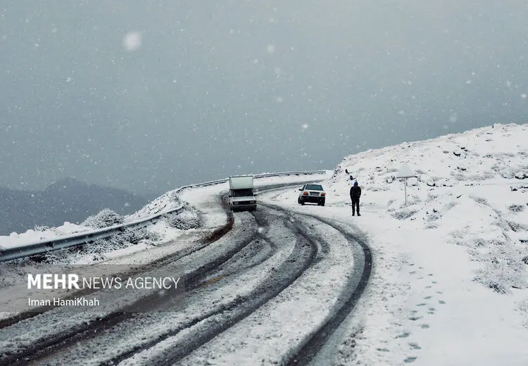 هشدار نارنجی بارش برف و باران برای ۶ استان