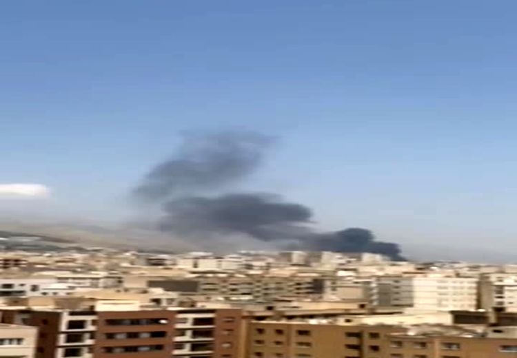 برخاستن دود عظیم در غرب تهران + فیلم