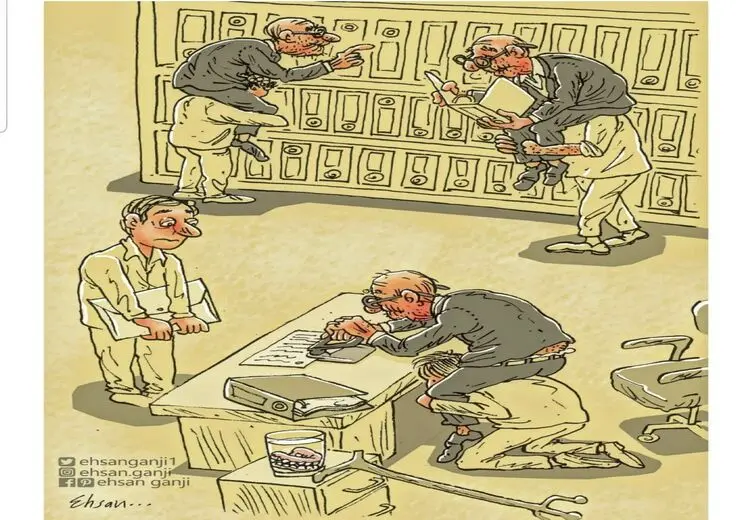 کاریکاتور/ افزایش سن بازنشستگی 