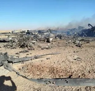 بقایای هواگردهای آمریکایی ساقط شده در ایران / عکس
