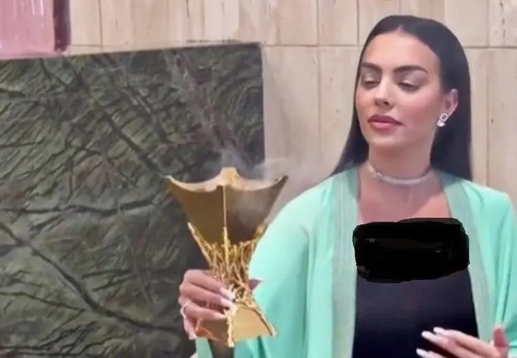 همسر رونالدو روز ملی عربستان را چگونه جشن گرفت؟