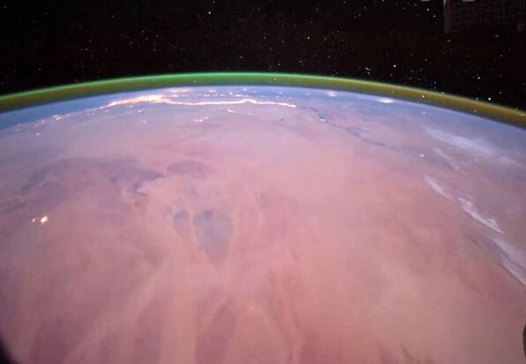 رونمایی از تصویر جدید افق مریخ