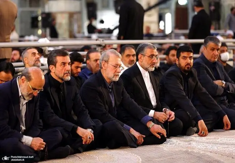 شخصیتهای سیاسی حاضر در مراسم 14 خرداد