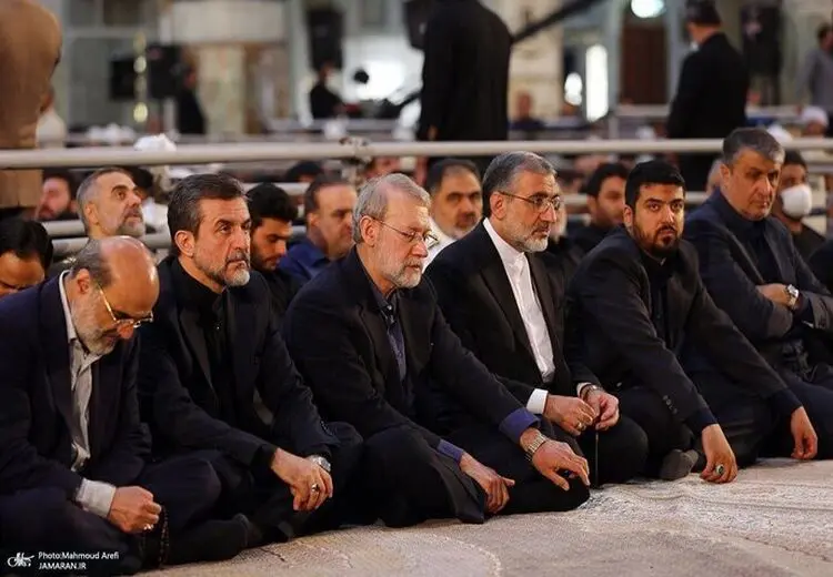 شخصیتهای سیاسی حاضر در مراسم 14 خرداد