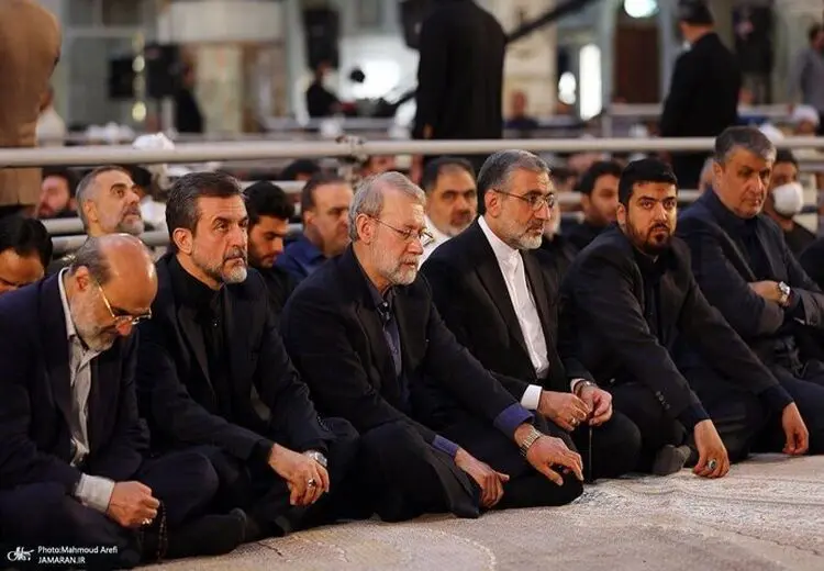 شخصیتهای سیاسی حاضر در مراسم 14 خرداد