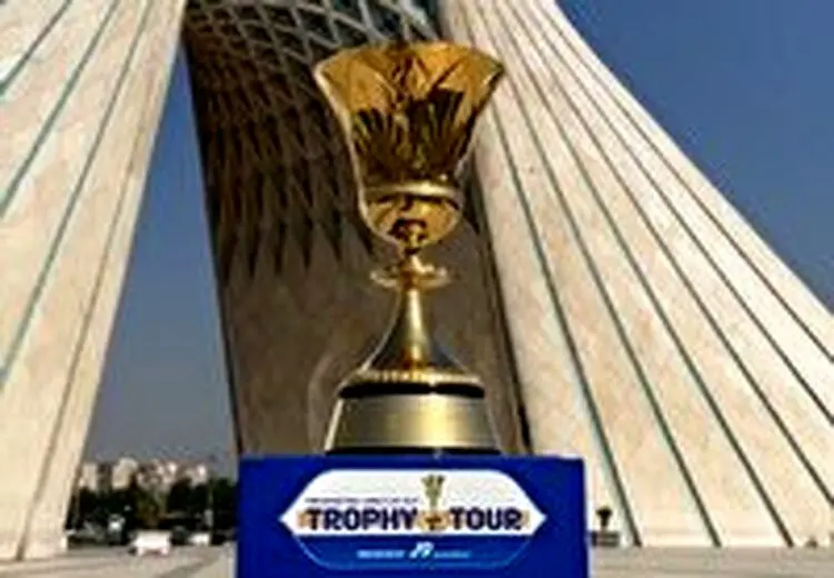 رونمایی از کاپ جام جهانی بسکتبال در ایران + عکس
