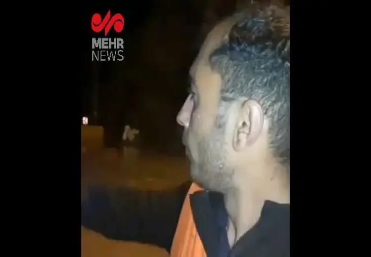 لحظه نجات مردی که با خودرویش درون سد کرج افتاده بود