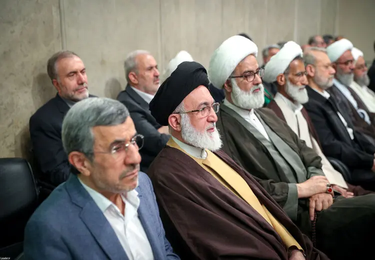  محمود احمدی نژاد در بیت رهبری