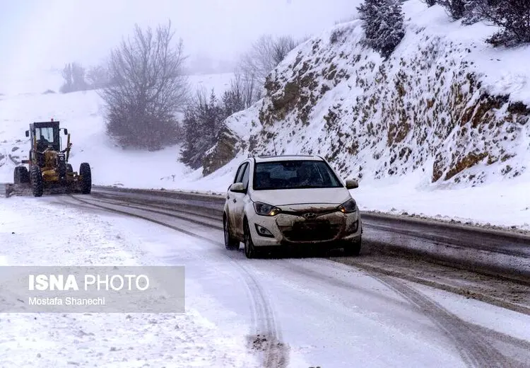 هشدار نارنجی برای ۱۹ استان به خاطر بارش برف و باران