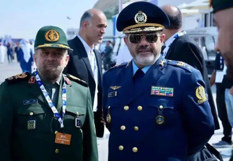حضور وزیر دفاع ایران در نمایشگاه هوایی دبی ۲۰۲۵
