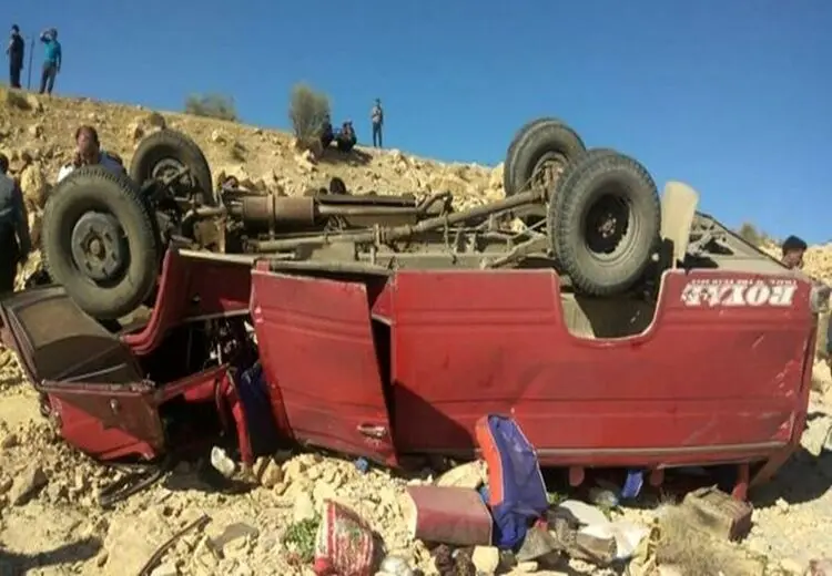 سقوط مینی‌بوس به دره، 6 نفر را به کام مرگ فرستاد