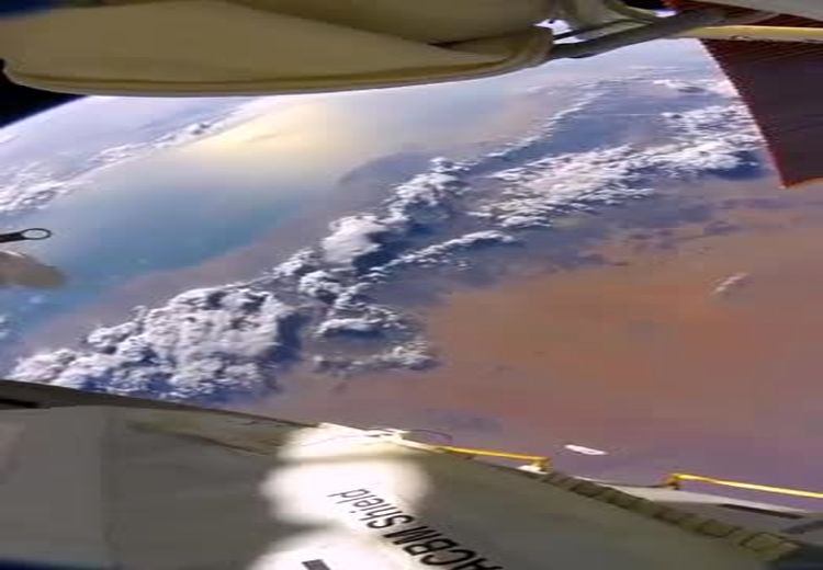 زمین از دید فضانوردان ایستگاه فضایی + فیلم