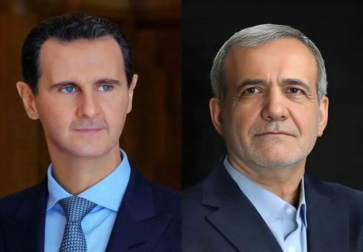 گفتگوی تلفنی بشار اسد با پزشکیان