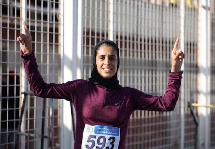 زن دونده ایرانی مدال طلا گرفت