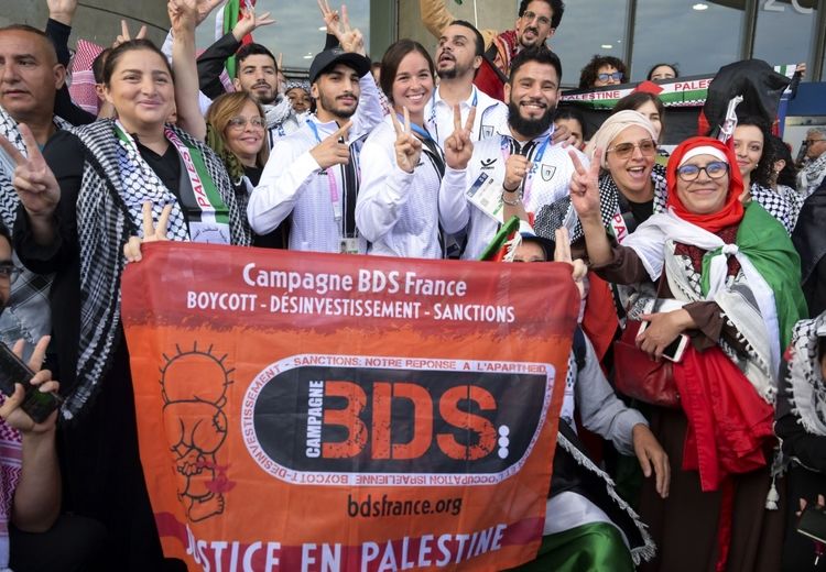 استقبال از کاروان فلسطین در المپیک پاریس/ عکس
