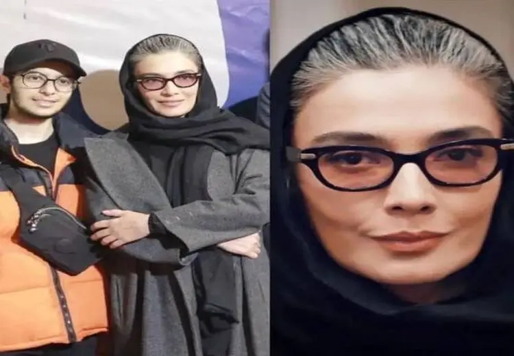 عکس خبرساز بازیگر زن با فرزند تغییر جنسیت یافته‌اش در اکران یک فیلم