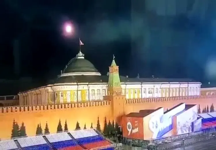 حمله پهپادی به کاخ کرملین روسیه