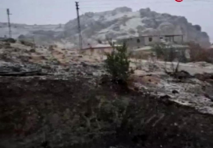 بارش برف بسیاری از شهرهای ترکیه را سفیدپوش کرد