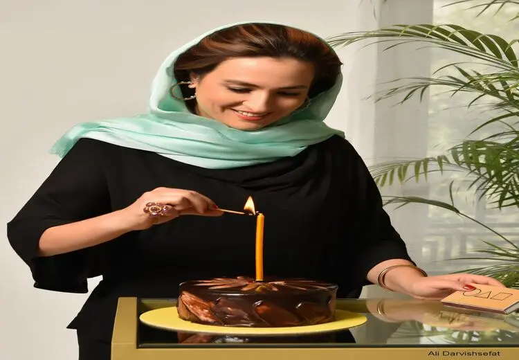 تولد متفاوت گلاره عباسی/ عکس