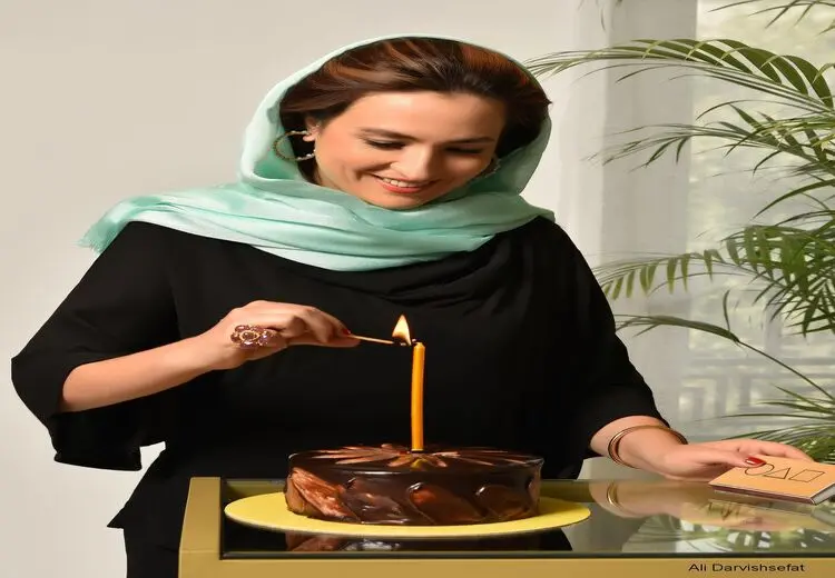 تولد متفاوت گلاره عباسی/ عکس