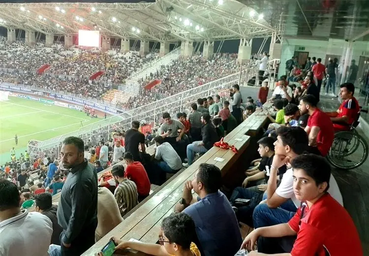 درگیری ۲ بازیکن پرسپولیس و فولاد 